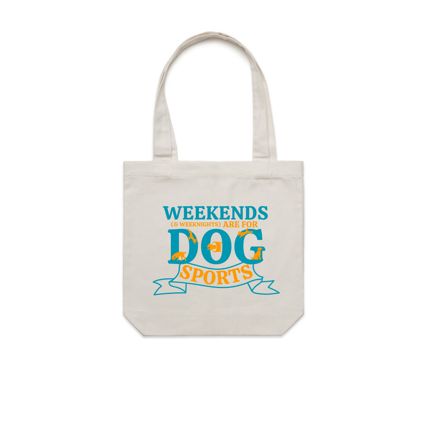 Tote Bags- Weekends are for Dog Sports