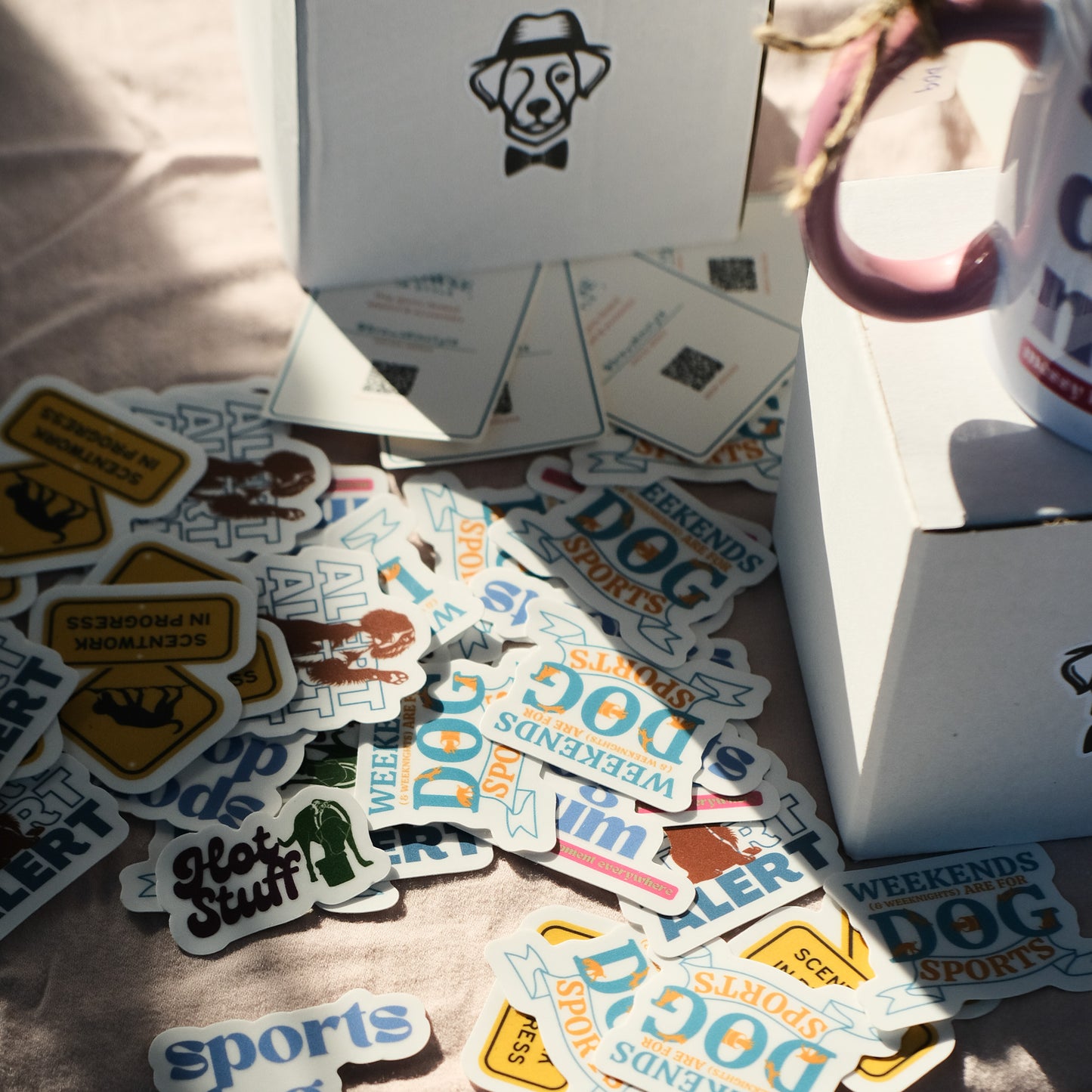 Dog Sports Themed Stickers